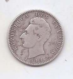 ECUADOR DEL AÑO 1914 DE 2 DECIMAS